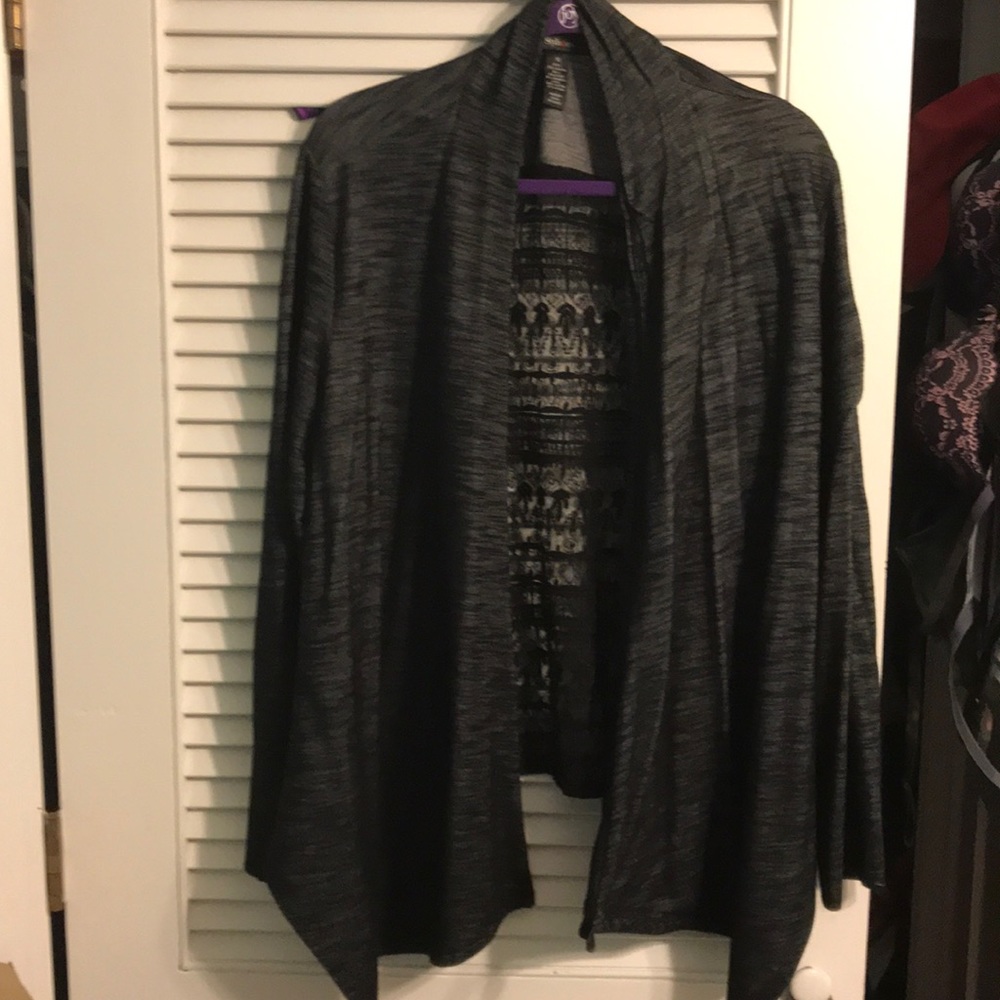 Style & Co Sweater with lace back size XL
